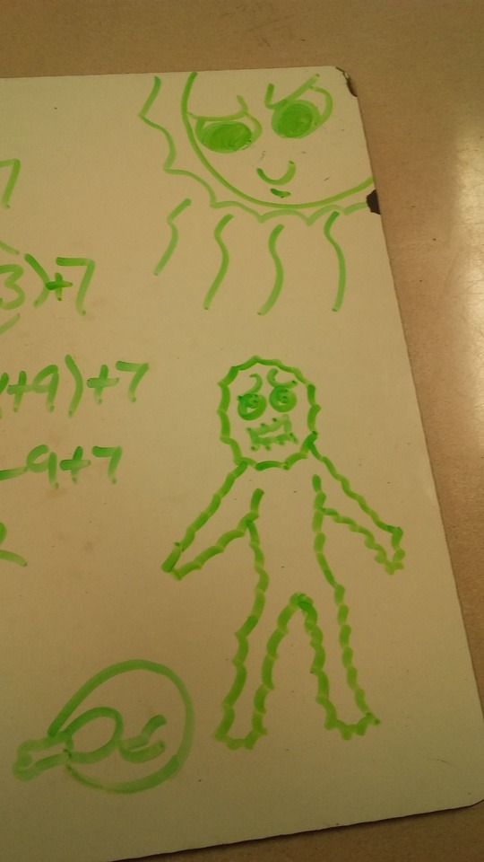 Some Weird Doodlea I Did On The White Board Out Of Boredom