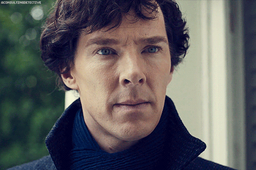 aconsultingdetective: Gratuitous Sherlock GIFsI’m sorry, Sherlock. He says… John said i