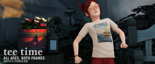 anvilesi:[TS4] tee time: cottage living t-shirts by sforzinda — i was going to write some