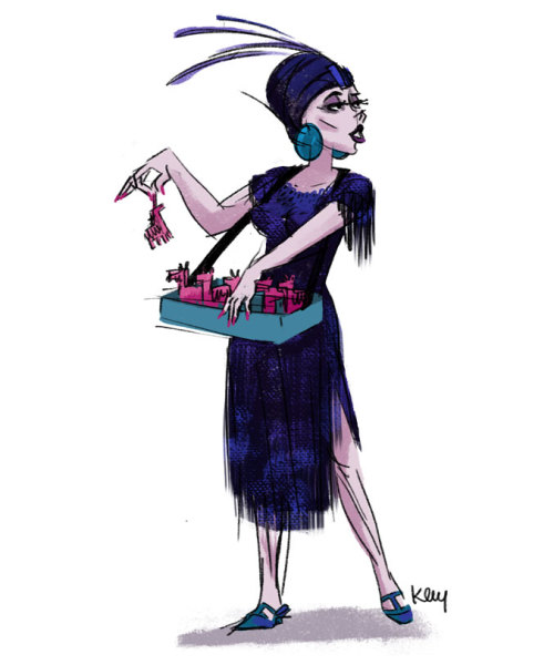 disneyismyescape: disney: 1920s, inspired by Disney Villains. THIS IS ONE OF MY FAVE THINGS. OMG