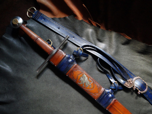 A recently completed Albion Crecy Scabbard.