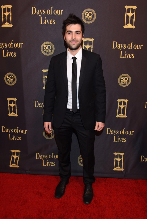 HQ: Freddie Smith and Alyssa Tabit attend the Days Of Our Lives’ 50th Anniversary Celebration 