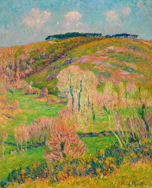 thunderstruck9:  Henry Moret (French, 1856-1913), Avril en Bretagne [April in Brittany], 1900. Oil on canvas, 81 × 65 cm.