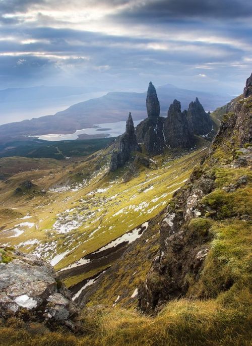 wildforestelf:  Worlds End - Gary Howells The Old Man Of Storr, Isle Of Skye,Scotland 