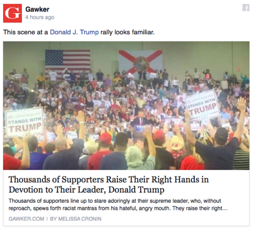 micdotcom:Donald Trump has Florida supporters raise their right hands and pledge loyaltyAt a rally i