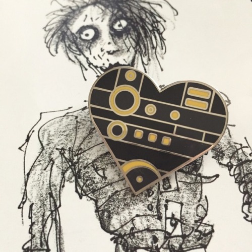 gentleman’s heart, edward scissorhands inspired hard enamel pin...you can find me at these oth