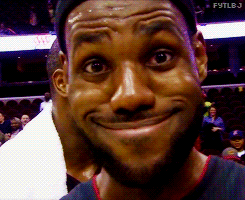fuckyeahteamlbj:  LeBron video-bombing D.Wade’s post game interview [ x ] 