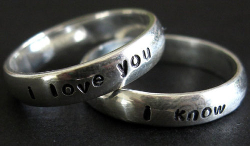 brispeak:Nerd wedding rings :D