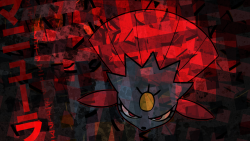 teckworks:  Drew a Weavile head and decided
