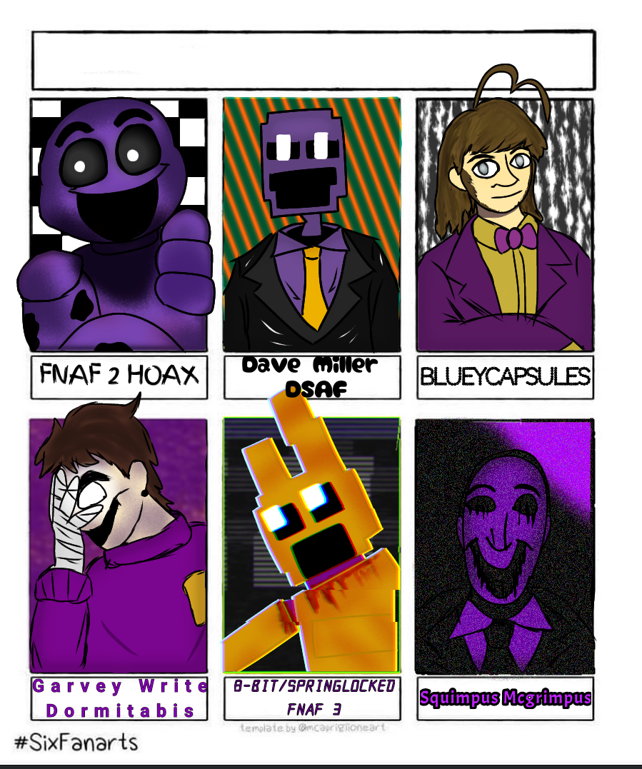 Blueycapsules  Dave miller, Favorite character, Fnaf art