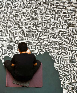 pikeys:  Motoi Yamamoto working on ‘Labyrinth’ 