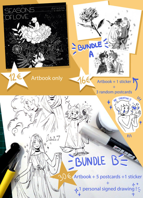 Preorders for my Inktober artbook “Seasons of Love” are now open !!!✨✨Preorder Here = Sh