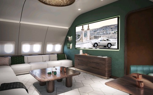 moodboardmix: Boeing BBJ 787 Designed by Christopher Nobles &amp; Sarah Mespelt Larranaga for @frees