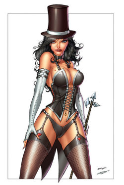 superheropinups:  Zatanna - Jamie Tyndall