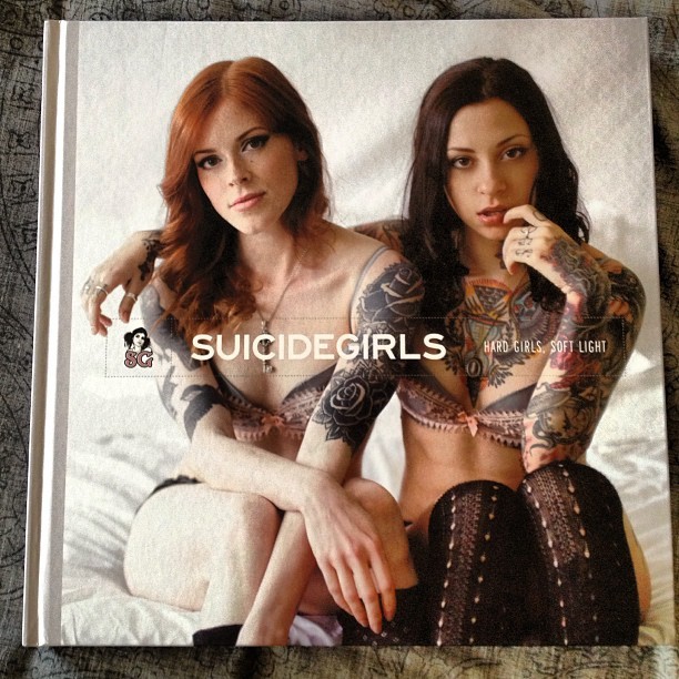 Finally got my copy of #hardgirlssoftlight. I am a very happy camper. #suicidegirls