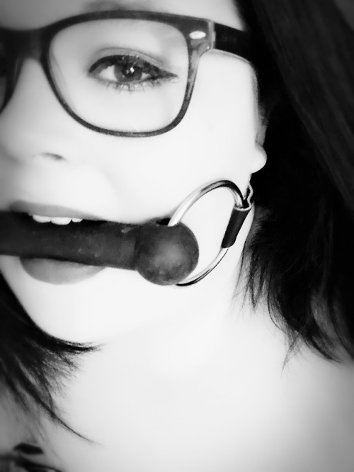 the-dark-ddlg: Good morning, friends! As you might have guessed I just love to be gagged. I am in fo