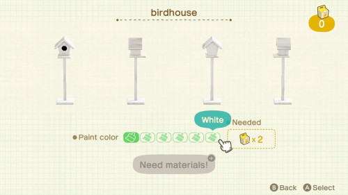 Item: birdhouse# of customizations: 6Customization names: natural, dark brown, natural &amp; whi