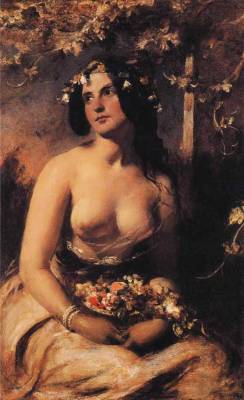 fleurdulys:  The Flower Girl - William Etty