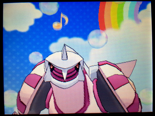 The last shiny legendary I needed in OmegaRuby. Full-odds, after only 835! I&rsquo;ve been so lucky 