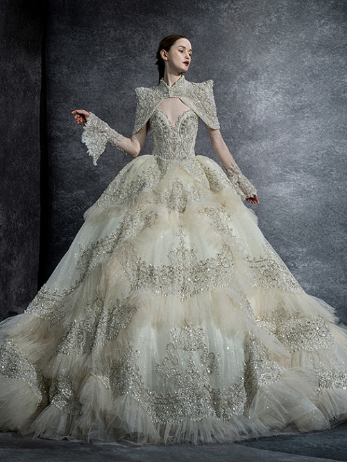 ruched:Victorian Poetry: The Atelier Fall/Winter 2022 Bridal Couture