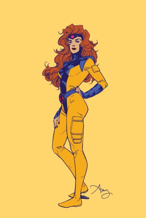 bear1na:Jean Grey by Amy Reeder *