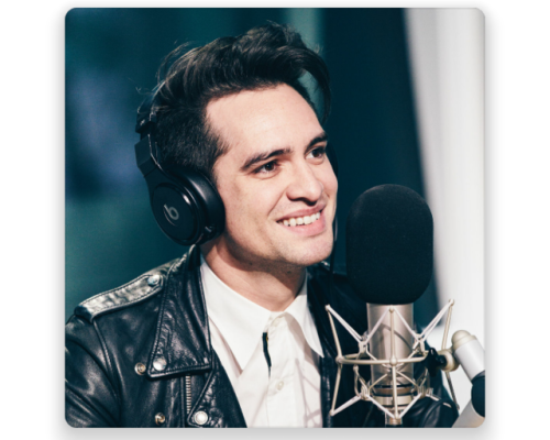 Brendon on Beats 1 (screenshots from the apple music app)