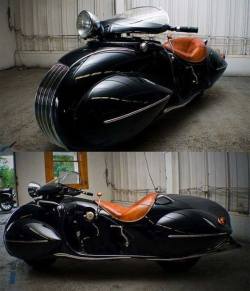 steampunktendencies:1930 Art Deco Henderson motorcycle.