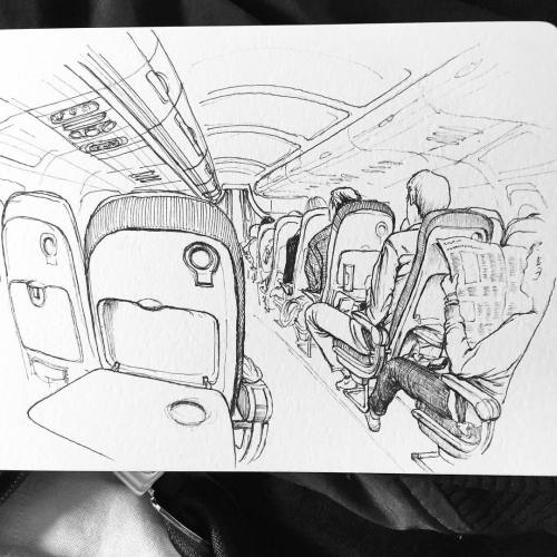 1011drawings: #tbt | Paris to Madrid | #1011drawings #penandink #drawing #illustration #moleskine #m