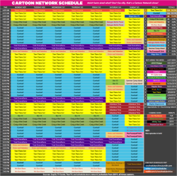 Cartoon Network schedule archive: Photo
