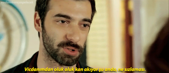 oadamburayagelecek:Vicdanımdan oluk oluk kan akıyor..