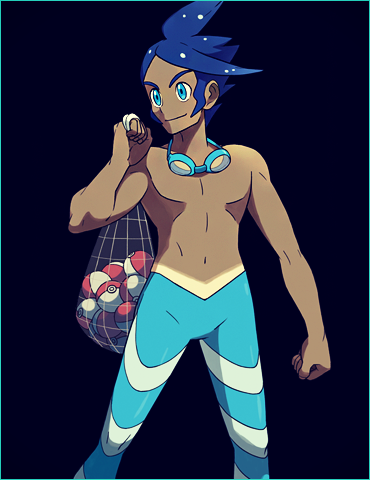 So here my favorite men from Pokémon…. But oh gosh Kiawe is really my new crush xD