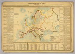 time-for-maps:  Hydrographische Karte von Europa. 1837. 