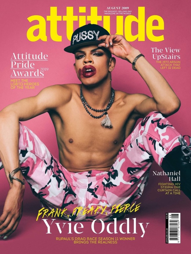 Sex somethinginthestatic:Yvie Oddly on the cover pictures