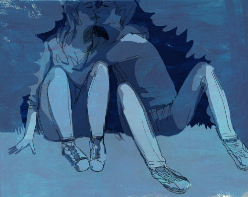 eatsleepdraw:  Dirty Teens ink + acrylic + photoshop follow: http://mellut.tumblr.com/ <3