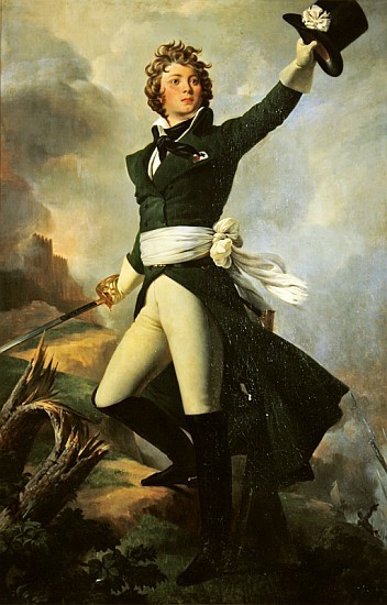 Antoine-Philippe de la Trémoille, prince de Talmont (1765-1794) by Leon Cogniet after Pierre-Narciss