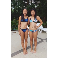 xiaosg50:  hallofsggirls:  how i wish i could fuck them in their swimwear  Threesome Ideal Dream &lt;3