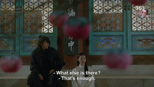 haesoo is probably the only person that sincerely cares for wang so