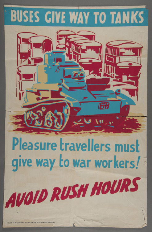 Give Way to Tanks!This poster from the WWII foreign poster holdings in the Still Pictures Branch at 