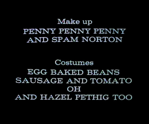 suedujour: Excerpted credits from Monty Python’s Flying Circus episode 25. Sometimes archival 