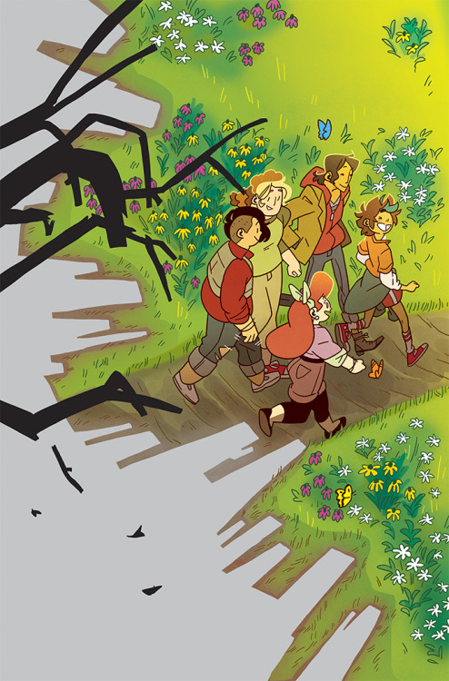 My final four covers for Lumberjanes! (The last is an homage to Noelle’s first cover)It’s been an ho