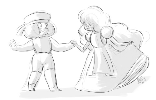 princesssilverglow:  More of these two cuties! Haha, I’m really enjoying drawing them, even though these are just fast little doodles… I’m having quite a blast :D