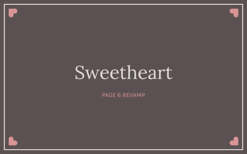 silbrigthemes:SweetheartPage 6 RevampA responsive page, designed to be used as a network page. Can b