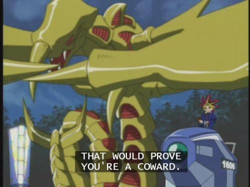 thewittyphantom:Half this match is Yami Yugi giving the best trash-talk ever XDHonestly, this is my 