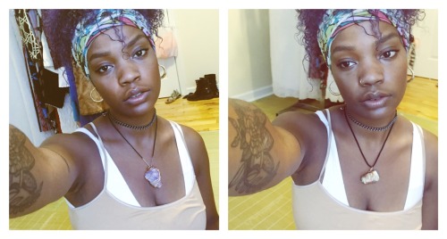 ill-lustrous:weloveblackgirls:I make crystal necklaces and stuff… Check them out if you want https:/