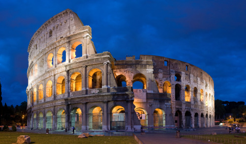 The Colosseum in Rome (Italy).