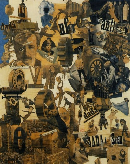 Hannah Hch, Cut With The Kitchen Knife Through The Beer-Belly Of The Weimar Republic, 1919.collage Of