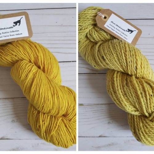 New colorway! Buttercup Fields from my Country Rustics Yarn collection. Hand dyed from #ecofriendly 