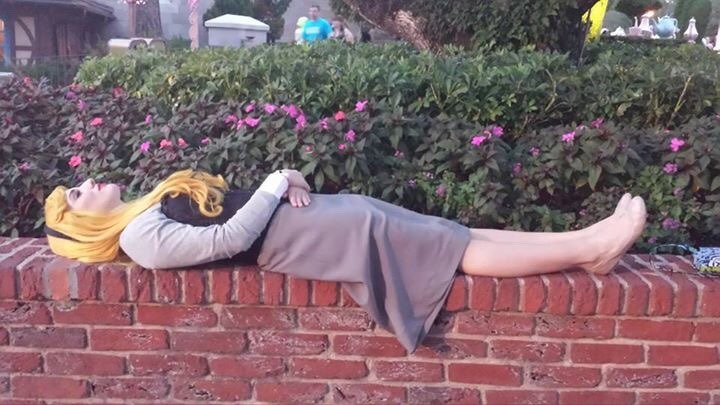 itsadisneything:  So my friend went to Magic Kingdom as Aurora… 