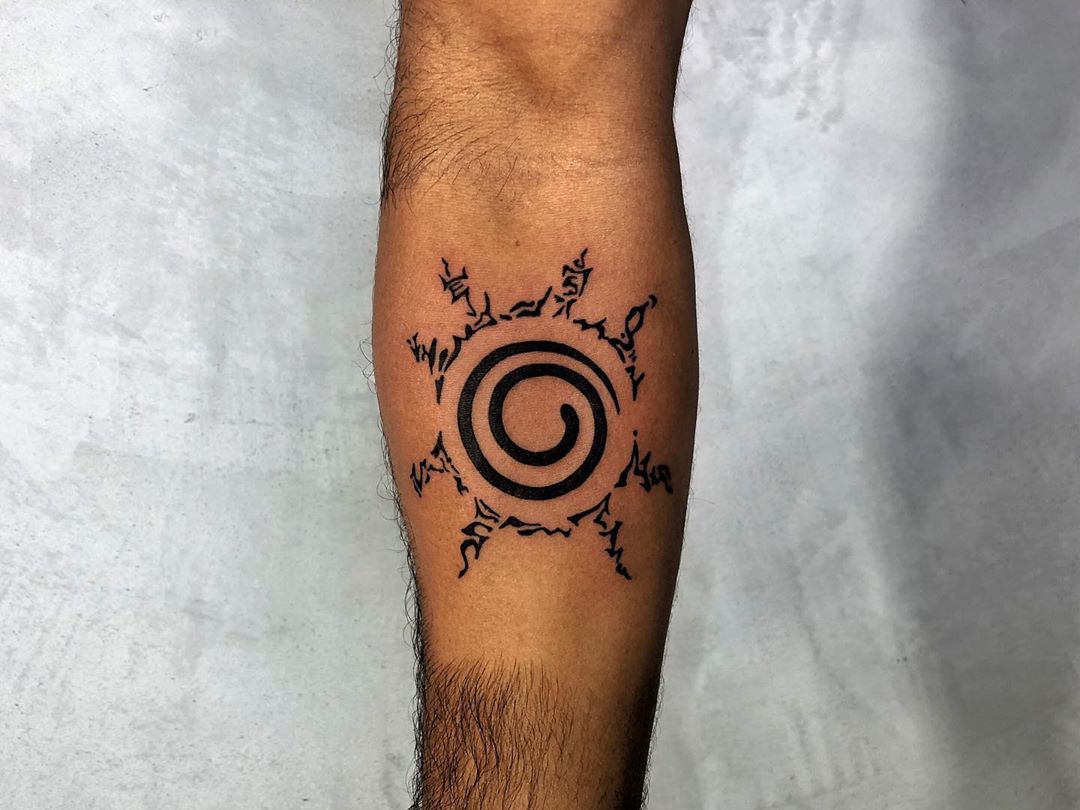 Narutos 8 Trigram Seal tattoo I got done last week  rNaruto