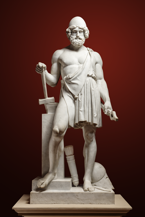 greekromangods:Vulcan1861Bertel ThorvaldsenMarbleThorvaldsens Museum** My Other Blogs &amp; Face